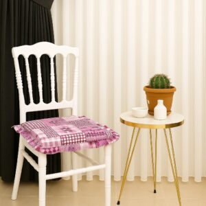 Fırfırlı 6 lı Sandalye Minderleri ( Yumuşak Dokulu, Dekoratif )
