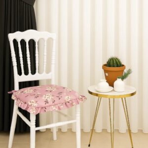 Fırfırlı 6 lı Sandalye Minderleri ( Yumuşak Dokulu, Dekoratif )
