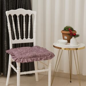 Fırfırlı 6 lı Sandalye Minderleri ( Yumuşak Dokulu, Dekoratif )