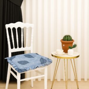 Fırfırlı 6 lı Sandalye Minderleri ( Yumuşak Dokulu, Dekoratif )
